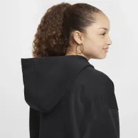 Nike Sportswear Club Fleece Big дитячі оверсайз Pullover Толстовка з капюшоном колір чорний