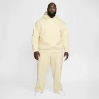 Nike Solo Swoosh чоловічі Open-Hem Fleece Pants колір коричневий
