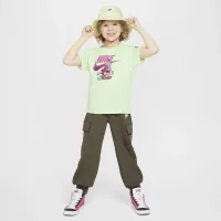 Nike Air Little дитячі Boxy Windsurfing футболка колір зелений