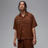 Nike Jordan x SoleFly мужские Barista Shirt цвет коричневый