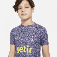 Tottenham Hotspur Academy Pro Big дитячі Nike Dri-FIT Pre-Match Soccer Top блакитний