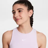 Nike Sportswear Girls' Ribbed Tank Top колір фіолетовий