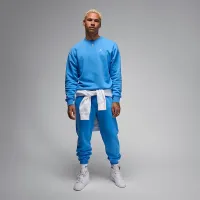 Nike Jordan Brooklyn Fleece мужские Crew-Neck свитшот синий
