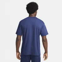 Nike мужские Max90 баскетбольные футболка синий