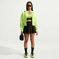 Nike Sportswear Phoenix Fleece жіноча Loose Full-Zip Cropped Толстовка з капюшоном Yellow