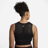 Nike Pro жіноча Mesh Tank Top колір чорний