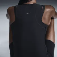 Nike Zenvy Rib женская Dri-FIT Tank Top цвет черный