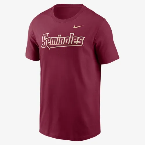 Florida State Seminoles Baseball Wordmark чоловічі Nike College футболка колір сірий