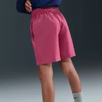 Nike Multi Big детские Dri-FIT тренировочные шорты цвет фиолетовый