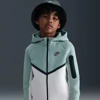 Nike Sportswear Tech Fleece Big дитячі Full-Zip Толстовка з капюшоном колір сірий