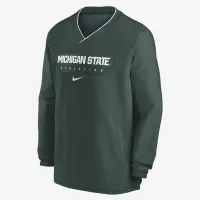 Michigan State Spartans Sideline чоловічі Nike College Long-Sleeve Вітровка колір зелений