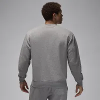 Nike Jordan Brooklyn Fleece чоловічі Crew-Neck світшот колір сірий