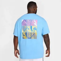 Nike мужские Max90 баскетбольные футболка синий