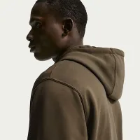 NikeCourt Heritage чоловічі Dri-FIT French Terry Tennis Pullover Толстовка з капюшоном колір коричневий