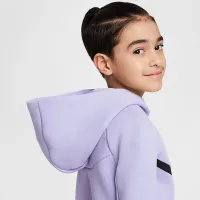 Nike Sportswear Tech Fleece Big детские Full-Zip Толстовка с капюшоном цвет фиолетовый