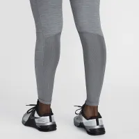 Nike Pro женская Mid-Rise Mesh-Paneled лосины цвет серый
