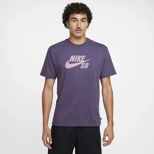 Nike SB мужские Logo Skate футболка цвет фиолетовый