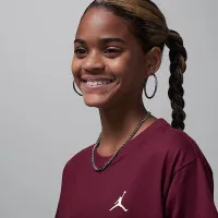 Nike Jordan Big детские Enchantment Script футболка цвет красный