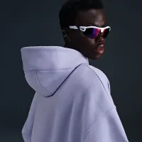 Nike Sportswear Phoenix Fleece женская Over-оверсайз Pullover Толстовка с капюшоном цвет фиолетовый