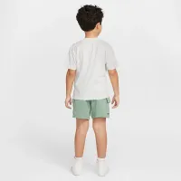 Nike Sportswear Little дитячі Pocket футболка and French Terry шорти комплект колір зелений