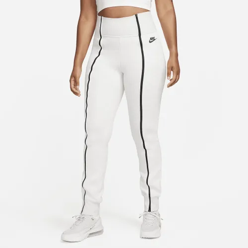 Nike Sportswear Tech Fleece жіноча З високою талією Slim Zip Pants колір сірий