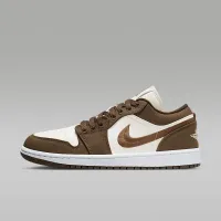 Nike Air Jordan 1 Low SE женская Кроссовки цвет коричневый
