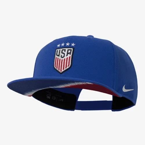 USWNT Pro Nike Soccer Cap синий