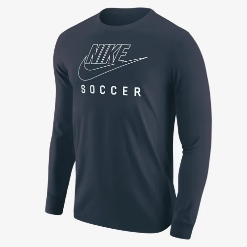 Nike Swoosh мужские Soccer Long-Sleeve футболка синий