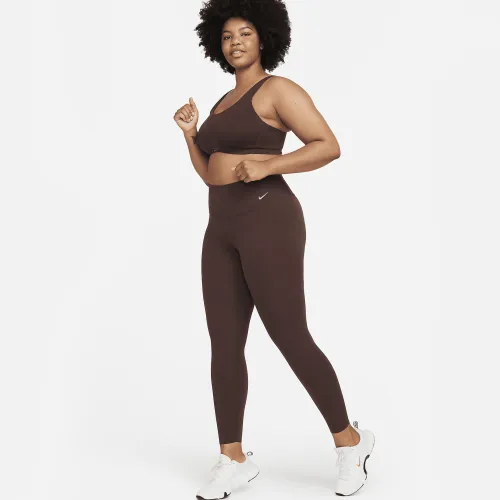 Nike Zenvy жіноча Gentle-Support З високою талією 7/8 лосіни колір коричневий