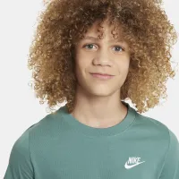 Nike Sportswear Big детские футболка цвет зеленый