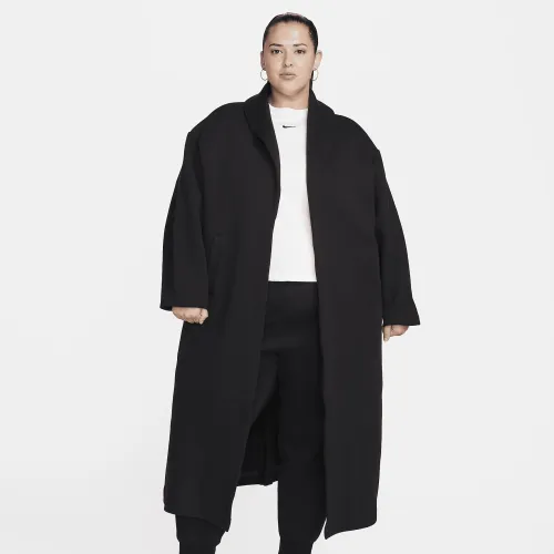 Nike Sportswear Tech Fleece женская оверсайз Duster Куртка (большие размеры) цвет черный