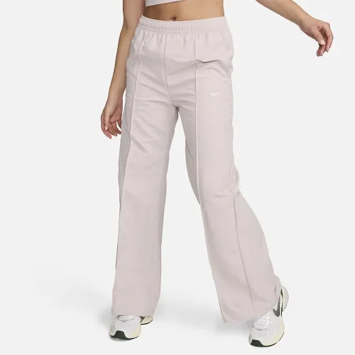 Nike Sportswear Everything Wovens женская Mid-Rise Open-Hem Pants цвет фиолетовый