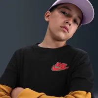 Nike Sportswear Big дитячі футболка колір чорний