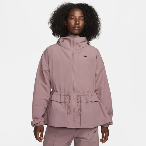 Nike Sportswear Everything Wovens жіноча оверсайз Hooded Куртка колір фіолетовий