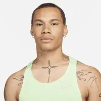 Nike Fast мужские Dri-FIT Running Singlet цвет зеленый
