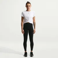 Nike One Classic Twist женская Dri-FIT Short-Sleeve Top цвет белый