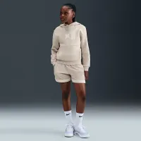 Nike A'ja Wilson Club Fleece Big дитячі Толстовка з капюшоном колір сірий