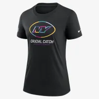 New York Jets Crucial Catch жіноча Nike NFL футболка колір чорний