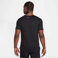 Nike Miler Flash мужские Dri-FIT UV Short-Sleeve Running Top цвет черный