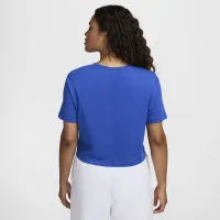 Nike Sportswear Essential жіноча Cropped Logo футболка блакитний