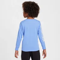 Nike Sportswear Powder Play Little дитячі Long Sleeve футболка блакитний