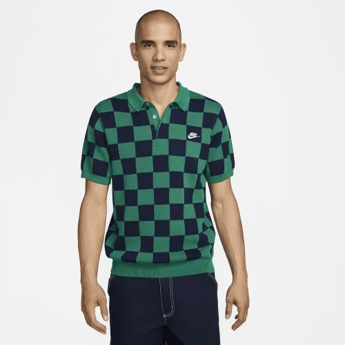 Nike Sportswear Club чоловічі Checkers Polo колір зелений