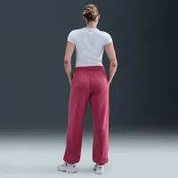 Nike Sportswear Phoenix Fleece жіноча З високою талією оверсайз Sweatpants колір фіолетовий