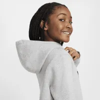 Nike Big дитячі (Girls') Cheer Pullover Толстовка з капюшоном колір сірий