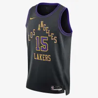 Los Angeles Lakers City Edition мужские Nike Dri-FIT NBA Swingman Jersey цвет черный