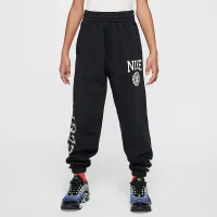 Nike Sportswear Club Fleece Girls' Loose Pants цвет черный