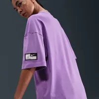 Nike Sportswear женская оверсайз Graphic футболка цвет фиолетовый