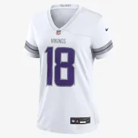 Justin Jefferson Minnesota Vikings женская Nike NFL Game Football Jersey цвет белый