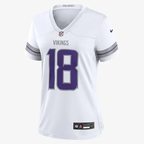 Justin Jefferson Minnesota Vikings женская Nike NFL Game Football Jersey цвет белый
