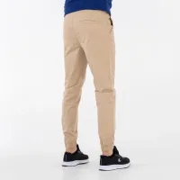 Штаны Champion C Logo хлопковыеTwill 218735-MS073 - Бежевый